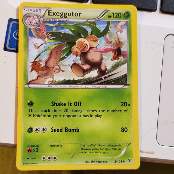 Other | Exeggutor 2 Pokemon Card | Poshmark